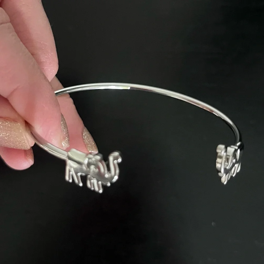 Lucky Elephants Bracelet Women’s Silver